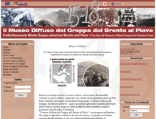 Tablet Screenshot of museodiffuso.feltrino.bl.it